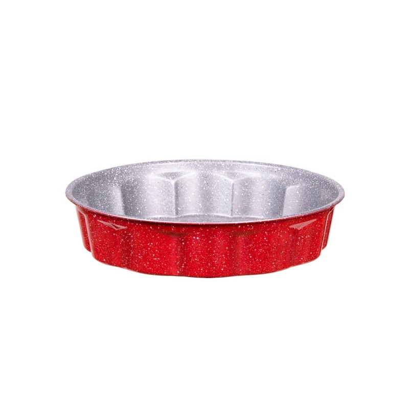 Forma de copt tarta din otel carbon, marmorata, 27,5x6cm, Voltz