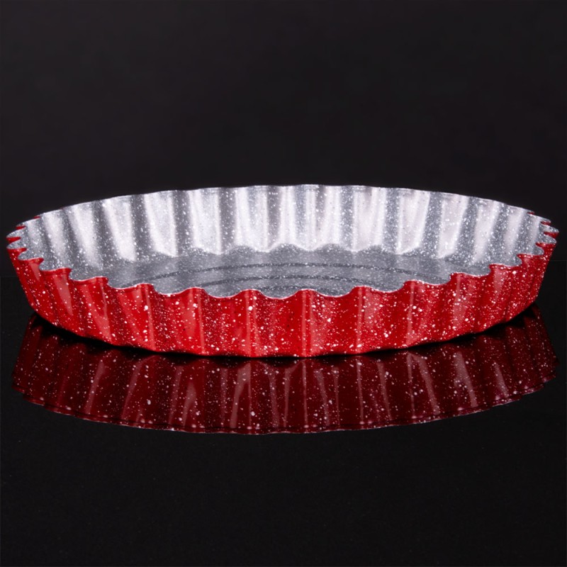 Forma de copt tarta, otel carbon, 27x5,6cm, Voltz - imagine 3