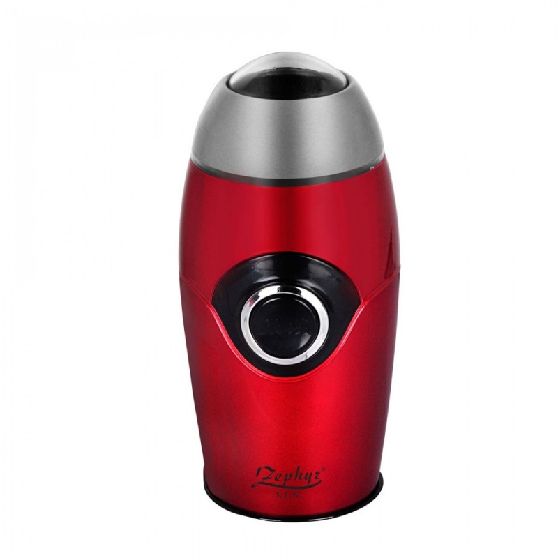 Rasnita de cafea Zephyr, 200W, 50g, rosie