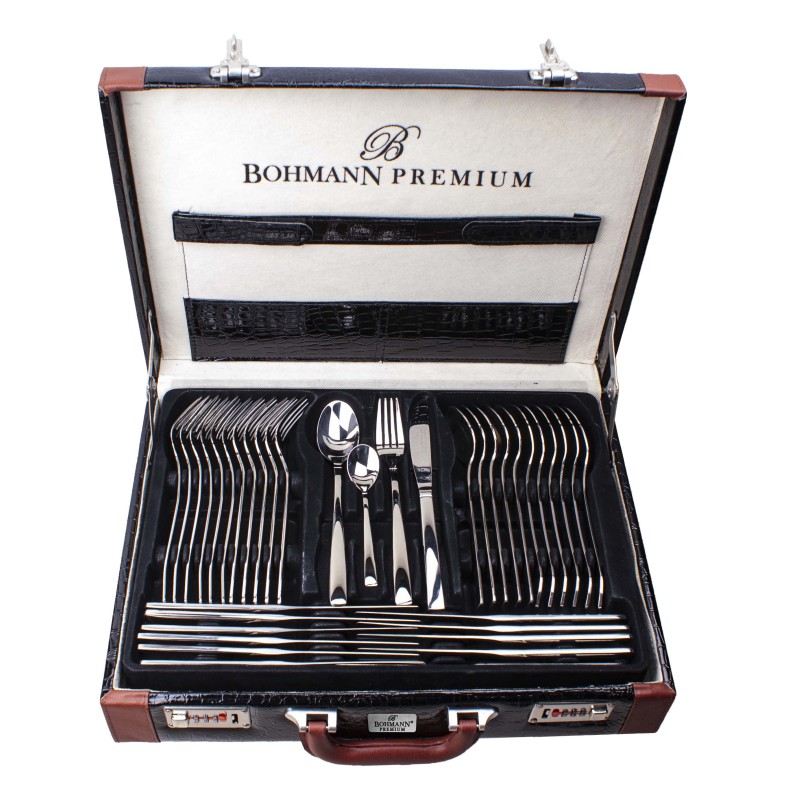 Set tacamuri din inox 18/10, 72 piese, Bohmann Premium - imagine 4