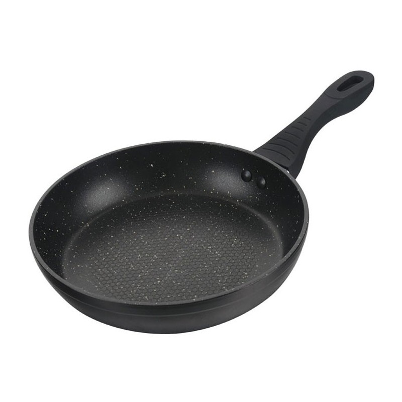 Tigaie aluminiu Bohmann 28X6.8 cm, interior din marmura - imagine 2