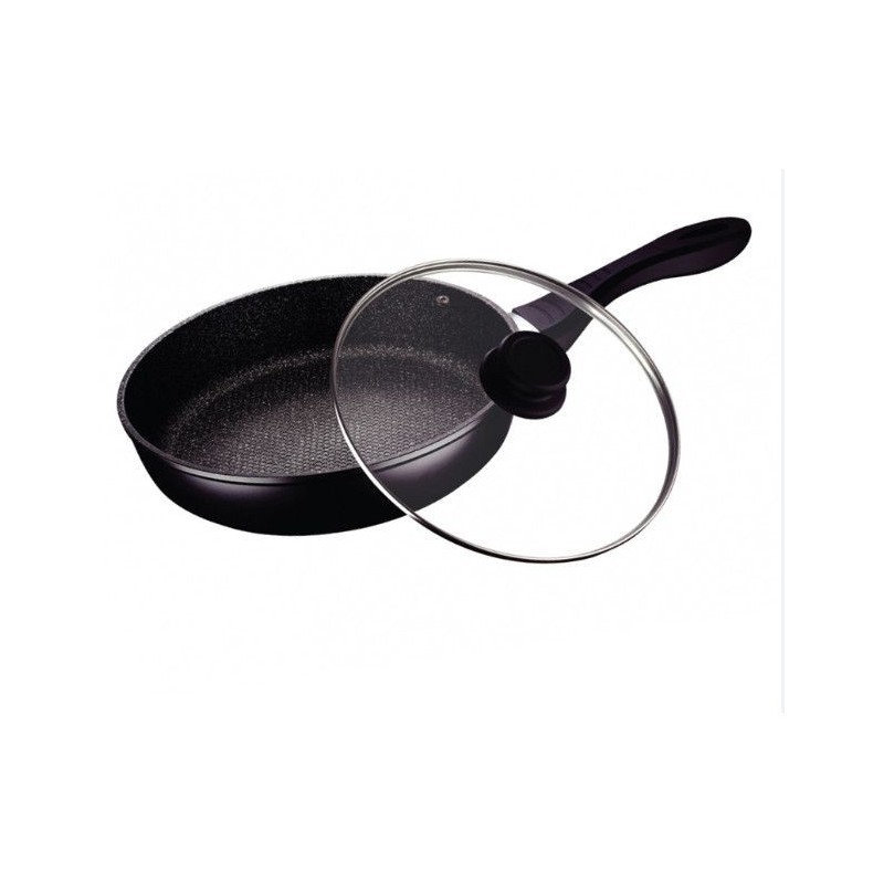 Tigaie aluminiu Bohmann 28X6.8 cm, interior din marmura